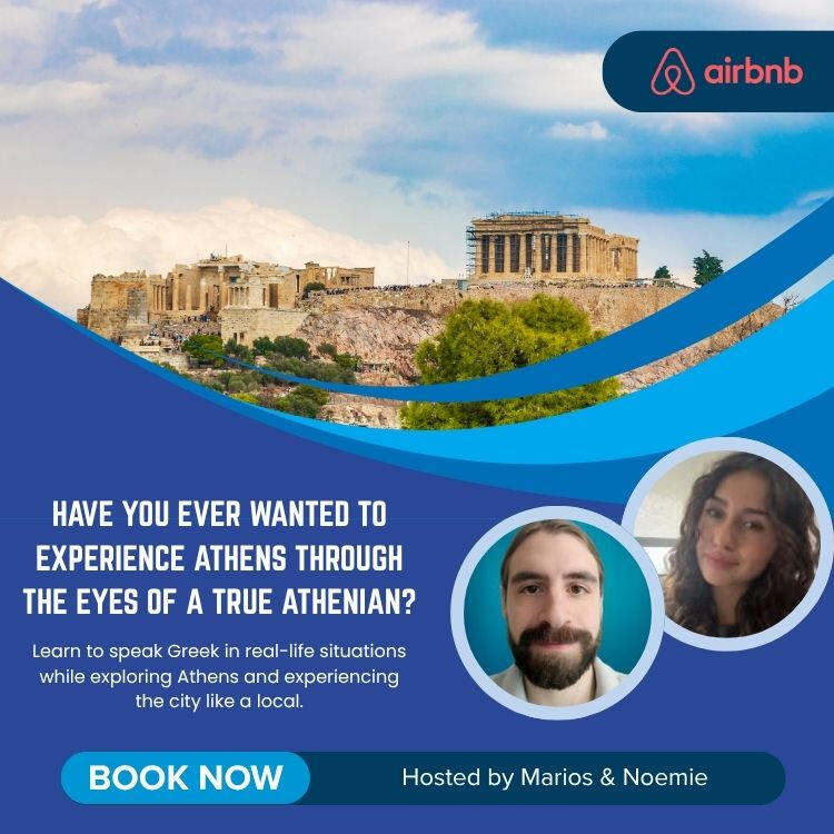 Explore the city while learning to speak Greek in real-life situations. A relaxed way to connect with Athens like a local.