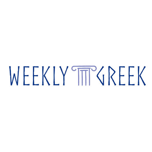 Weekly Greek is a website dedicated to learning Greek. Explore practical lessons, grammar guides, vocabulary, and real-life conv Weekly Greek logo featuring blue lettering inside a white circular badge with a subtle blue outline on a soft gray gradient background. Weekly Greek is a website for learning Greek through practical lessons and resources.