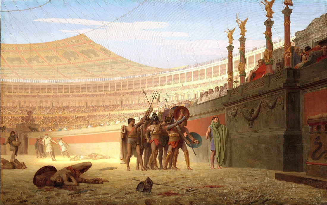 The Colosseum’s Dark Glow — by my student, Anonimo Romano